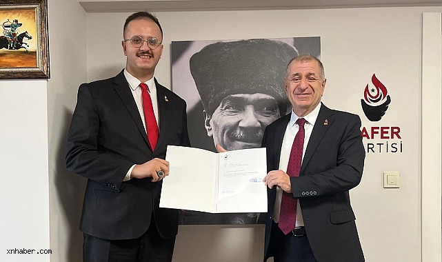 Zafer Partisi Kayseri Melikgazi İlçe Başkanlığına Hasan Mert Çakmak Atandı