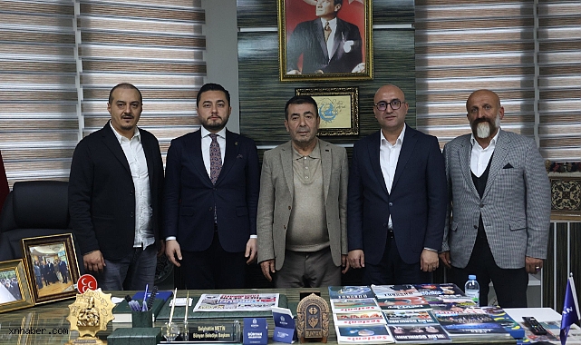 AK Parti Temsilcileri ve İş İnsanları Bünyan Belediyesi’ni Ziyaret Etti