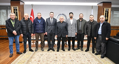 Başkan Büyükkılıç’a Yıl Sonu Ziyaretçi Akını: Kayseri’nin Geleceği Masaya Yatırıldı