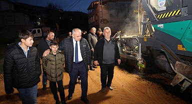 Başkan Öztürk Sözünü tuttu. Karaköy Mahallesi Modern Asfaltla Konfora Kavuştu