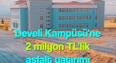Develi'ye Çifte Yatırım: Akıllı Sera ve 1200 Ton Sıcak Asfalt Gençlerin Hizmetinde