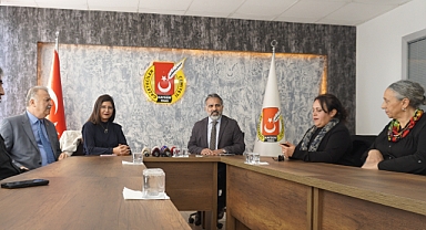 İYİ Parti Talas İlçe Yönetiminden Kayseri Gazeteciler Cemiyeti'ne Ziyaret