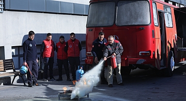 Kayseri Büyükşehir’den Din Görevlilerine Afet ve Yangın Eğitimi