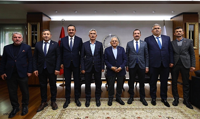 Kayseri Büyükşehir’e Komşu İllerden Yoğun Ziyaret: Başkan Büyükkılıç’a İl ve İlçe Heyetleri Akın Etti