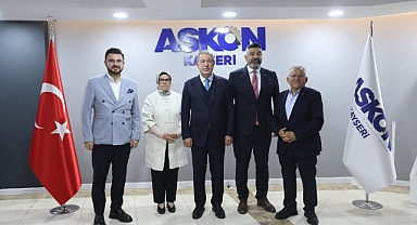 Kayseri’de Siyasi ve İş Dünyasından Güçlü Buluşma: ASKON Ziyareti Dikkat Çekti
