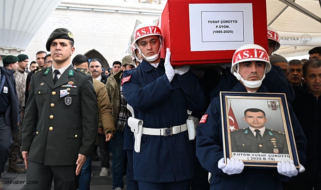 Üsteğmen Yusuf Çürüttü Kayseri’de Son Yolculuğuna Uğurlandı