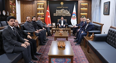 Vali Gökmen Çiçek, İNOVDER Başkanı ve Yönetim Kurulu Üyelerini Makamında Ağırladı