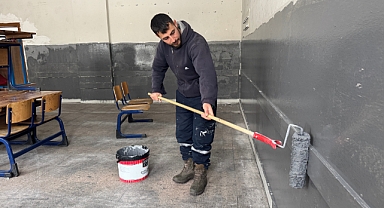 Büyükşehir’den Eğitime Destek: Kayseri’de Okulun Sınıf ve Koridorları Yenilendi