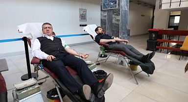 Büyükşehir ve ERÜ’den Ortak Kan Bağışı Kampanyası: Belediye Personelinden Yoğun Katılım