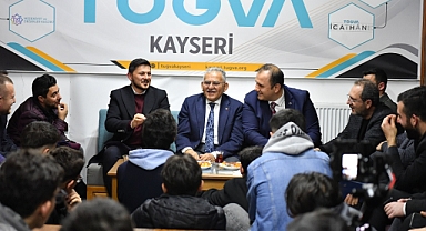 Genç Dostu Başkan Büyükkılıç, TÜGVA Kayseri’de Gençlerle Samimi Buluştu