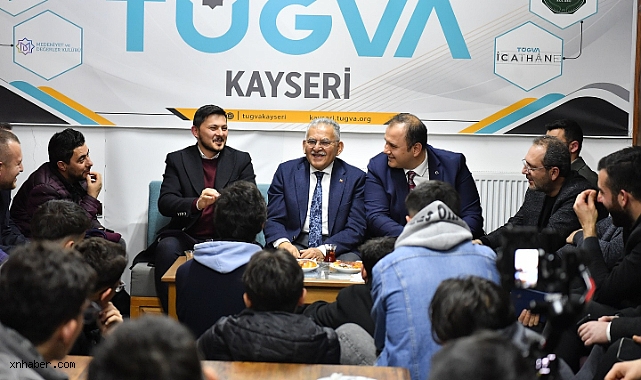 Genç Dostu Başkan Büyükkılıç, TÜGVA Kayseri’de Gençlerle Samimi Buluştu