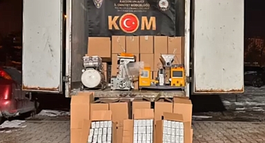 Kayseri'de Kaçak Sigara Operasyonu: Kiralık Evler Sigara Atölyesine Dönmüş