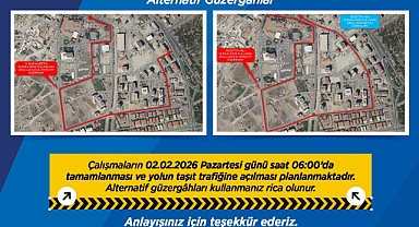 Kayseri’de Trafiğe Geçici Kapanış: İnönü ve Tacettin Veli Bulvarı Kesişimleri Kapalı