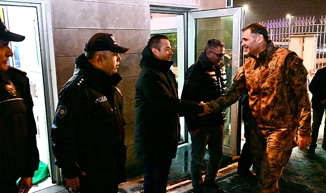 Kayseri'de Yılın İlk Dakikalarında İldem Polis Merkezi'ne Ziyaret