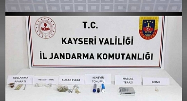 Kayseri İncesu ve Kocasinan’da Uyuşturucu Operasyonu: Kubar Esrar ve Metamfetamin Ele Geçirildi