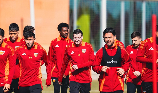 Kayserispor’da Galatasaray Maçı Öncesi Tempo Yükseldi