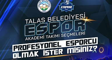 Talas’ta E-Sporun Yıldızları Seçiliyor: Talas Belediyesi Espor Akademi Takımı Seçmeleri Başlıyor