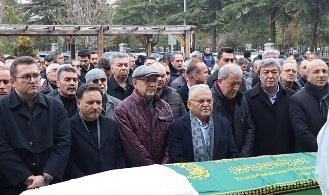 Başkan Büyükkılıç'ın kayınvalidesi son yolculuğuna uğurlandı 