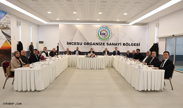 İncesu OSB Müteşebbis Teşekkül Heyeti Toplandı: Gökmen Çiçek’ten İş Birliği Mesajı