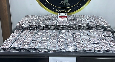 Kayseri’de 26 Bin Uyuşturucu Hap Ele Geçirildi: 2 Şahıs Gözaltına Alındı