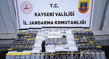 Kayseri’de Bandrolsüz 700 Paket Kaçak Sigara Ele Geçirildi