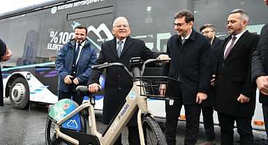 Kayseri’de Çevreci Ulaşım Atağı! Elektrikli Otobüs ve Bisiklet Filosu Güçleniyor
