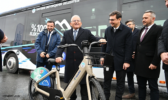 Kayseri’de Çevreci Ulaşım Atağı! Elektrikli Otobüs ve Bisiklet Filosu Güçleniyor