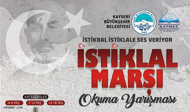 Kayseri’de İstiklal Marşı Heyecanı: “İstikbal, İstiklâl’e Ses Veriyor” Yarışmasına Yoğun İlgi