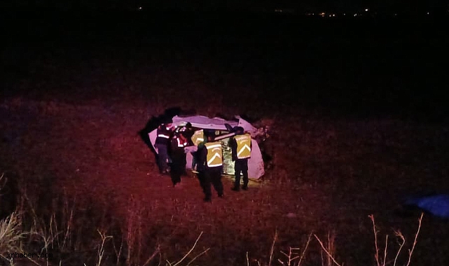 Kayseri-Malatya Yolunda Feci Kaza: Otomobil Şarampole Yuvarlandı, 1 Ölü 4 Yaralı