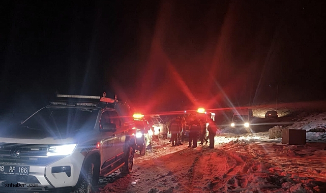 Kayseri Sarız’da Dağda Mahsur Kalan 3 İşçi AFAD Ekiplerince Kurtarıldı