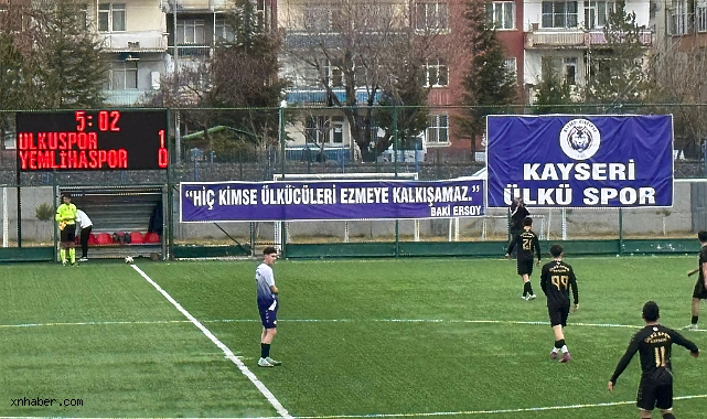 Kayseri Ülküspor, 12-0'lık galibiyetle şampiyon oldu