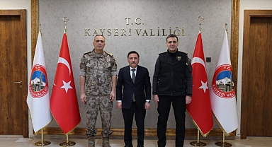 Polis Özel Harekat Başkanı Ünsal Hayal’den Vali Çiçek’e Ziyaret