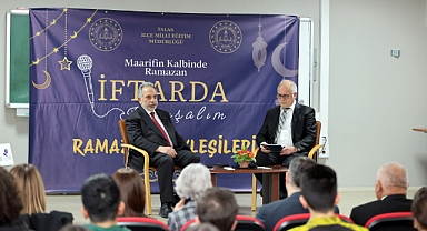 Ramazan Buluşmasında Gençlere Önemli Mesajlar! Talas’ta Eğitime Dair Dikkat Çeken Söyleşi