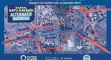 Kayseri'de Ulaşımda Dev Adım: Kartal Katlı Kavşağı Projesi Başladı! İşte Kapanacak Yollar ve Alternatif Güzergâhlar