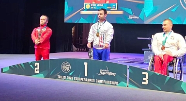 Çağdaş Kaya Avrupa Sahnesinde Parladı! Kayserili Milli Halterci Gümüş Madalya Kazandı