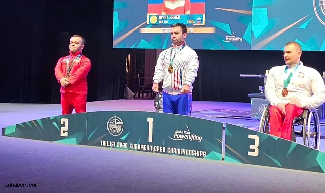 Çağdaş Kaya Avrupa Sahnesinde Parladı! Kayserili Milli Halterci Gümüş Madalya Kazandı