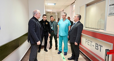ERÜ PET-BT Ünitesi Yenileniyor: Rektör Altun Çalışmaları Yerinde İnceledi