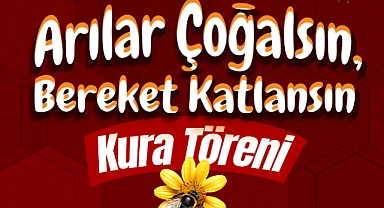 Kayseri’de “Arılar Çoğalsın, Bereket Katlansın” Projesi İçin Kura Heyecanı