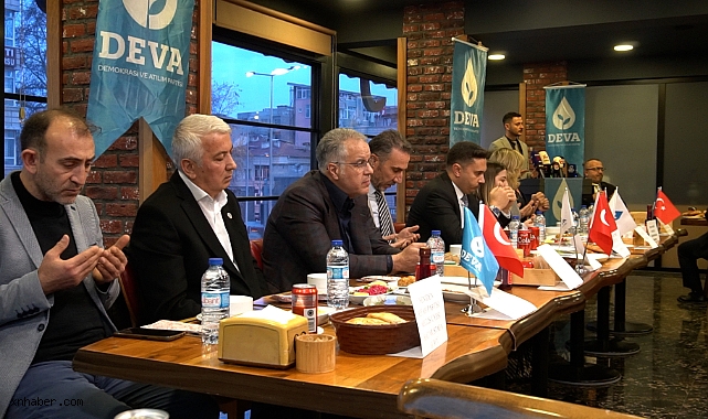Kayseri'de DEVA Partisi'nden birlik mesajı: İl başkanları iftar sofrasında buluştu
