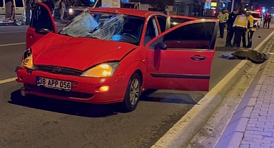 Kayseri'de Otomobilin Çarptığı Yaya Hayatını Kaybetti