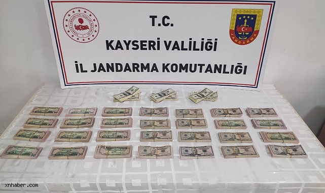Kayseri’de Sahte Dolar Operasyonu! Çantadan 3 Bin Adetten Fazla Sahte Banknot Çıktı