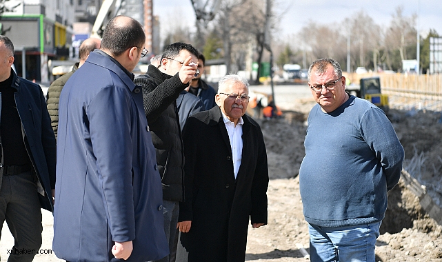 Kayseri’de Trafiği Rahatlatacak 300 Milyon TL’lik Katlı Kavşak Projesinde Sona Yaklaşılıyor