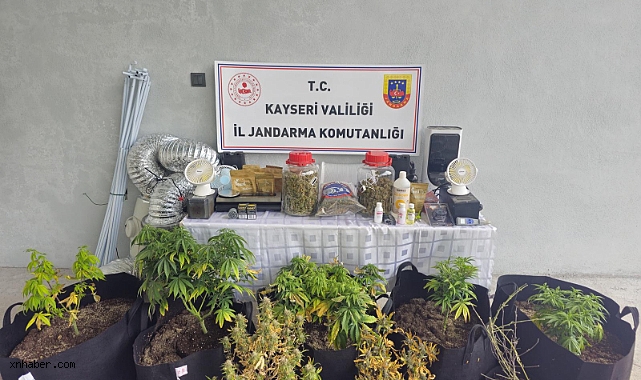 Kayseri’de Uyuşturucu Operasyonunda Çok Sayıda Skunk ve Kenevir Ele Geçirildi!