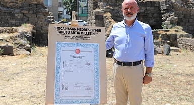 Kayseri’nin İlk Medresesi Hoca Hasan Medresesi Yeniden Hayat Buluyor: “Şehir Akademisi” Olacak