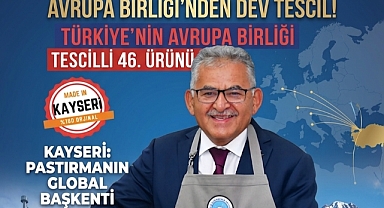 Kayseri Pastırması Dünyaya Açıldı: Avrupa Birliği’nden Dev Tescil!