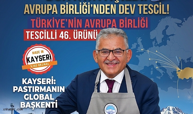 Kayseri Pastırması Dünyaya Açıldı: Avrupa Birliği’nden Dev Tescil!