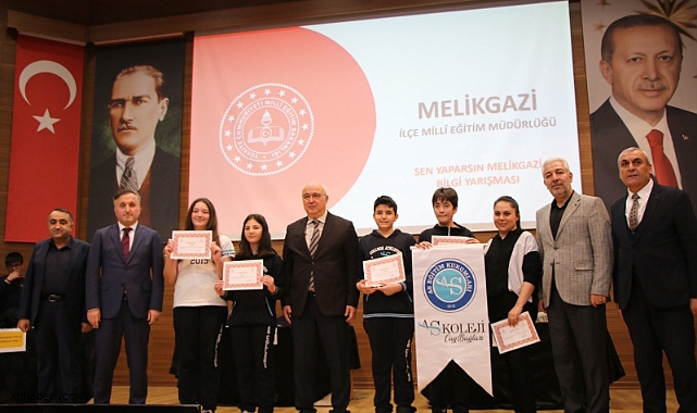 Melikgazi’de ‘Sen Yaparsın’ Bilgi Yarışmasında Heyecan Dolu Ödül Töreni