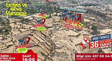 Talas’ta Yatırım Fırsatı: Akçakaya ve Endürlük’te 20 Villa Parseli Satışa Çıkıyor