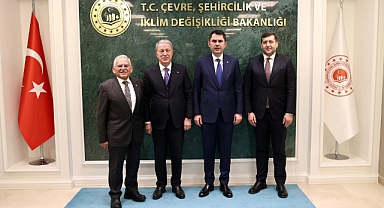 AK Partili Hulusi Akar ve MHP’li Baki Ersoy’dan Bakan Murat Kurum’a Kayseri Gündemli Ziyaret