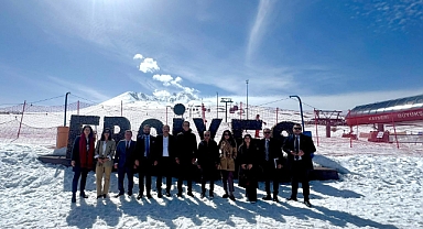 Belçika Heyeti Erciyes Kayak Merkezi’ni İnceledi: “Hayran Kaldılar”